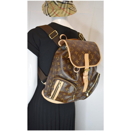 Bosphore cloth backpack Louis Vuitton Brown in Cloth - 35857157