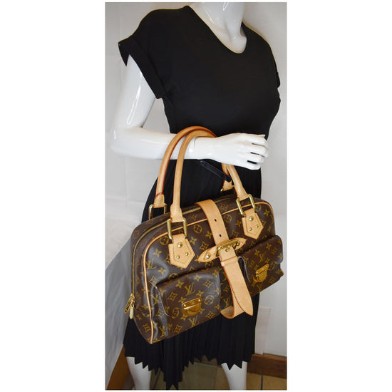 Cra-wallonieShops Revival  Brown Louis Vuitton Duo Manhattan GM