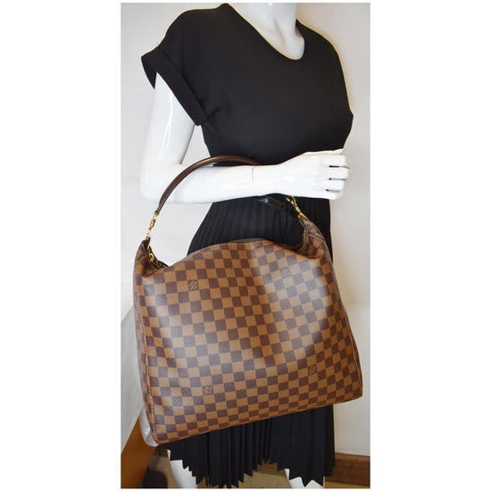 Louis Vuitton Damier Ebene Portobello GM Hobo 13lz720s