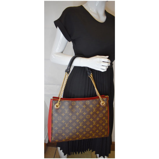 Buy Pre-owned & Brand new Luxury Louis Vuitton Monogram Canvas Leather Surene  MM Chain Tote Online