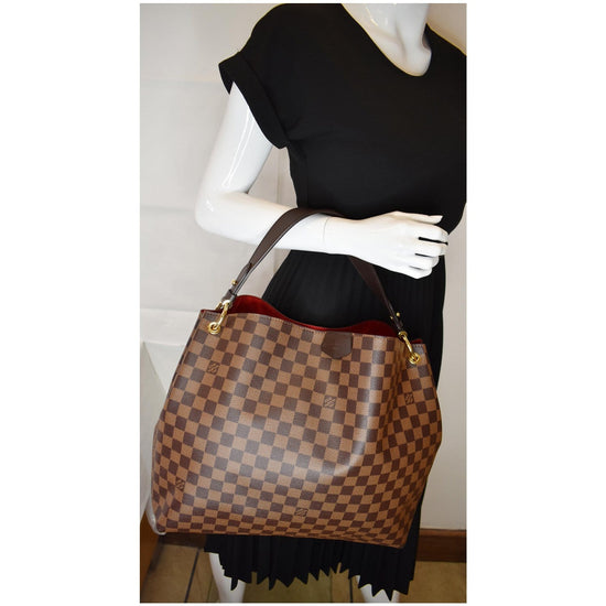 LOUIS VUITTON Official USA Website - Discover Louis Vuitton Graceful MM  hobo bag for women, made with Damier Ebèn…