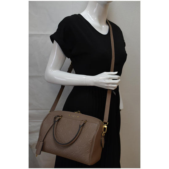 Louis Vuitton Speedy 25 bandouliere caramel monogram empreinte