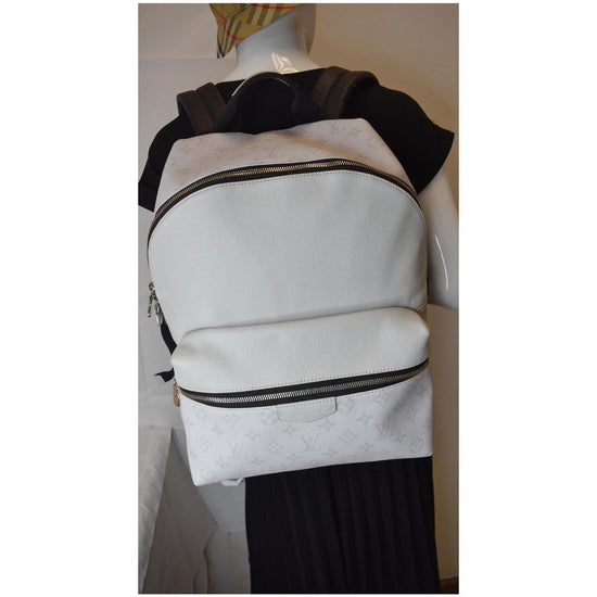 Leather backpack Louis Vuitton White in Leather - 32524646