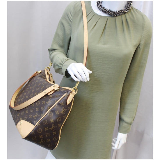 Louis+Vuitton+Estrela+Shoulder+Bag+MM+Brown+Canvas for sale online