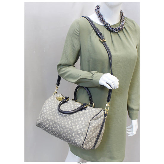 Louis Vuitton Mini Lin Speedy 30 Bag - Couture USA