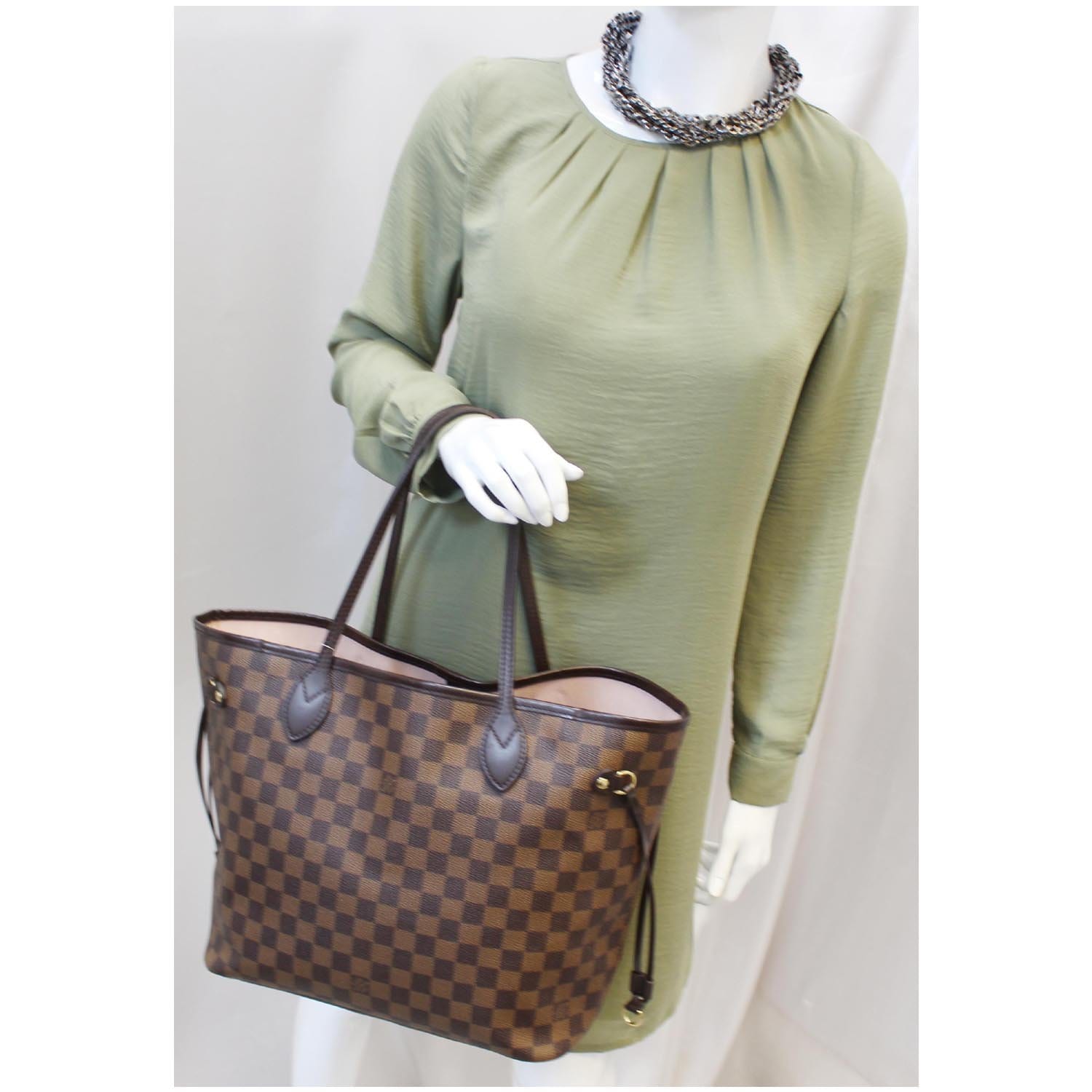 LOUIS VUITTON Neverfull MM Damier Tote Shoulder Bag