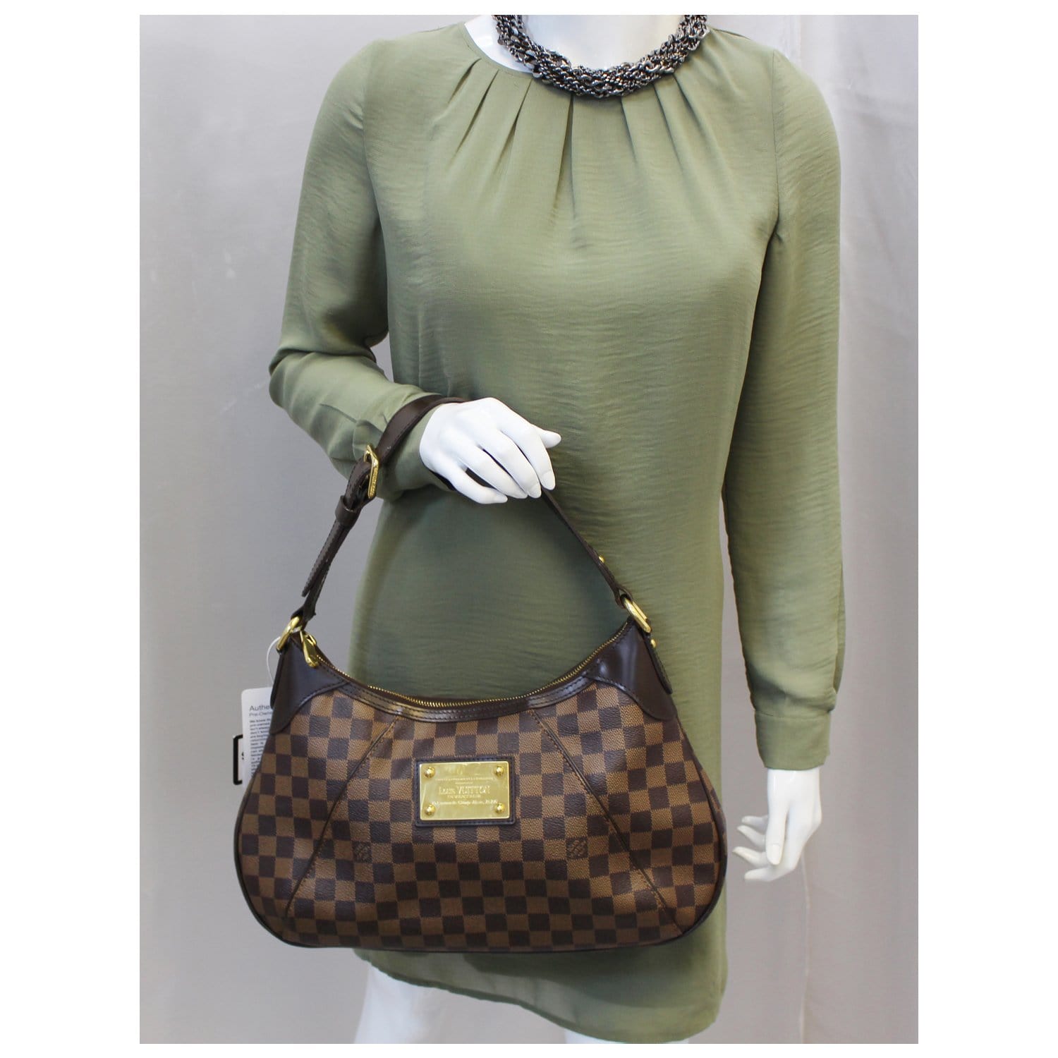 Louis Vuitton Monogram Thames GM  Brown Shoulder Bags Handbags   LOU505091  The RealReal
