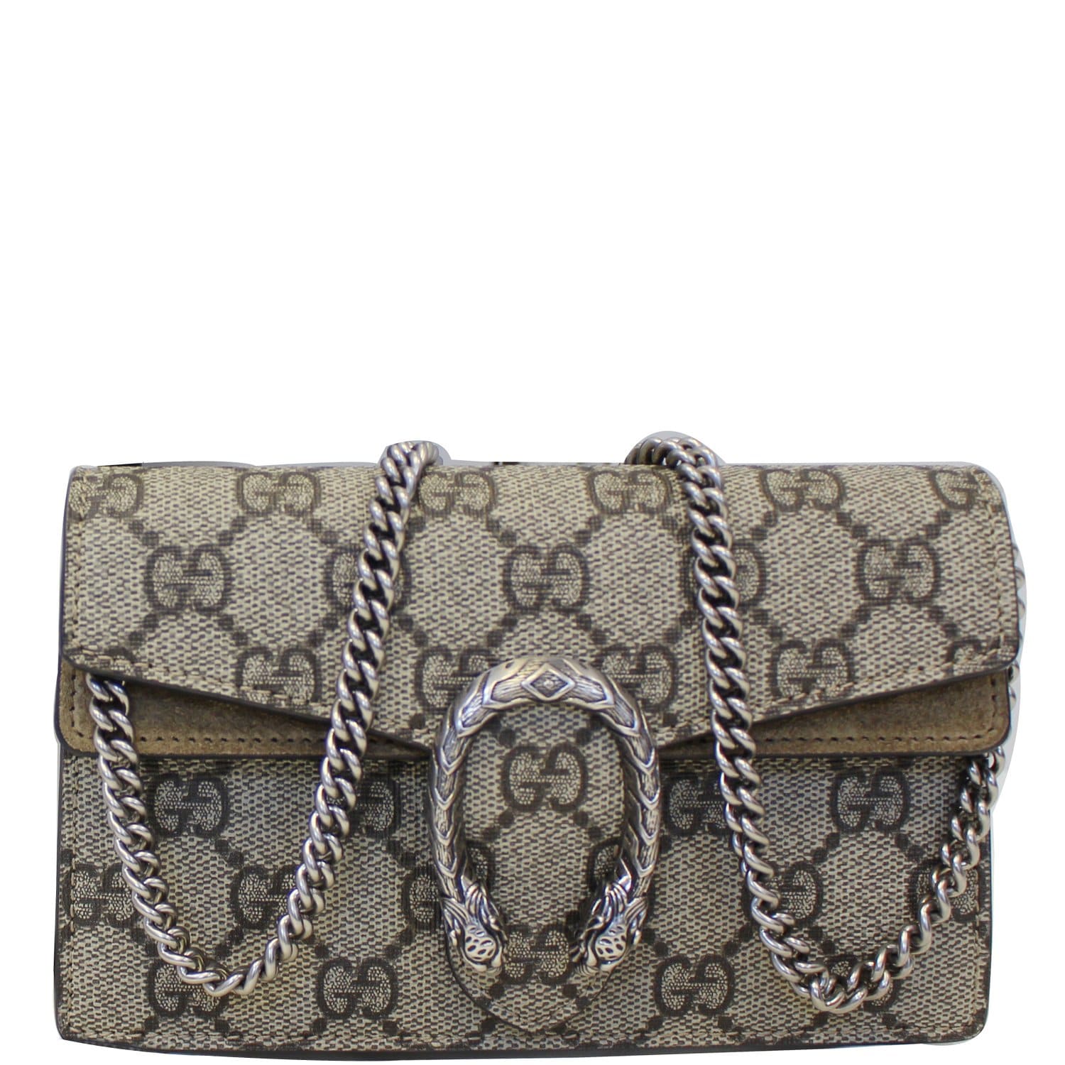 Gucci Dionysus Super Mini Leather Shoulder Bag