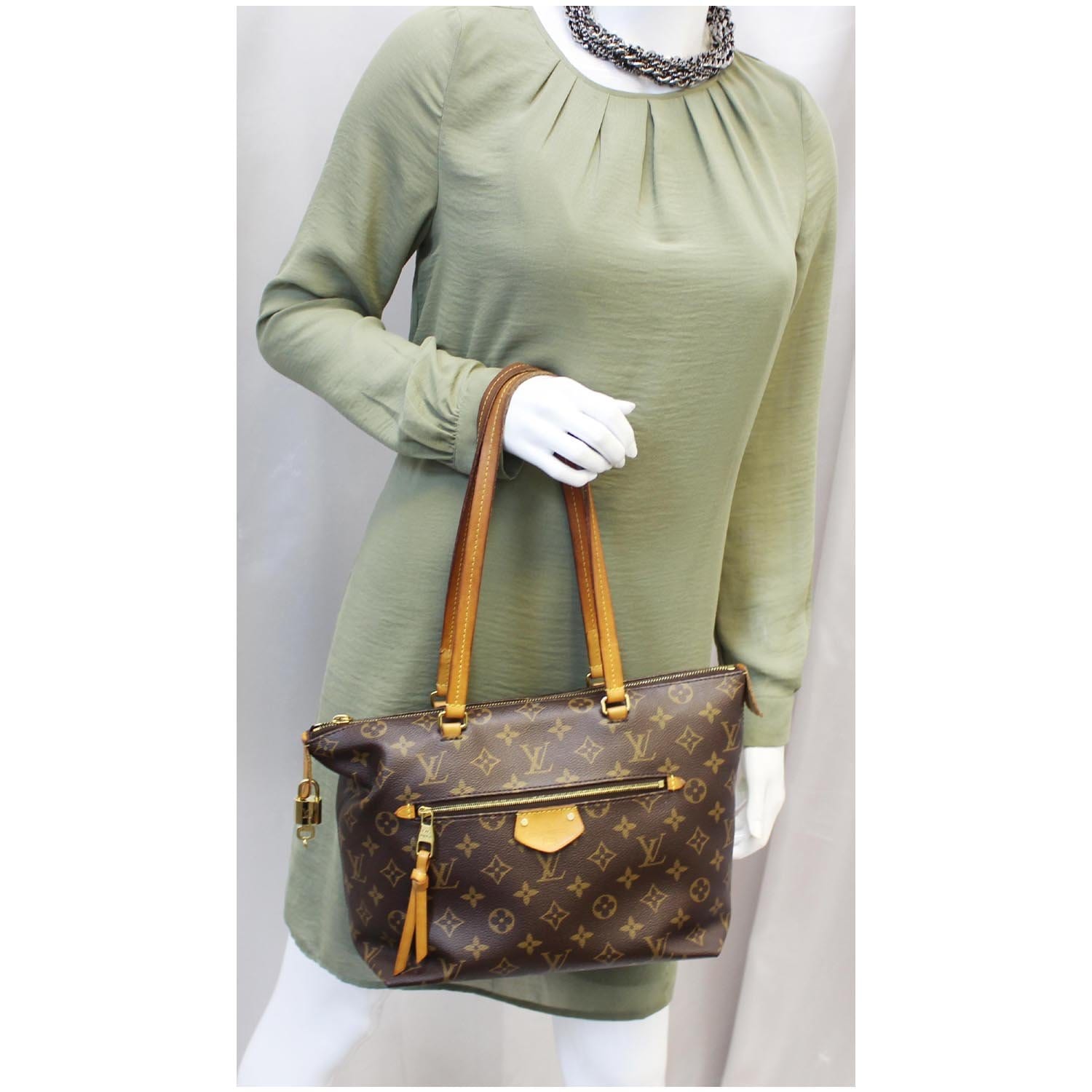 LOUIS VUITTON Iena PM Monogram Canvas Shoulder Bag Brown-US