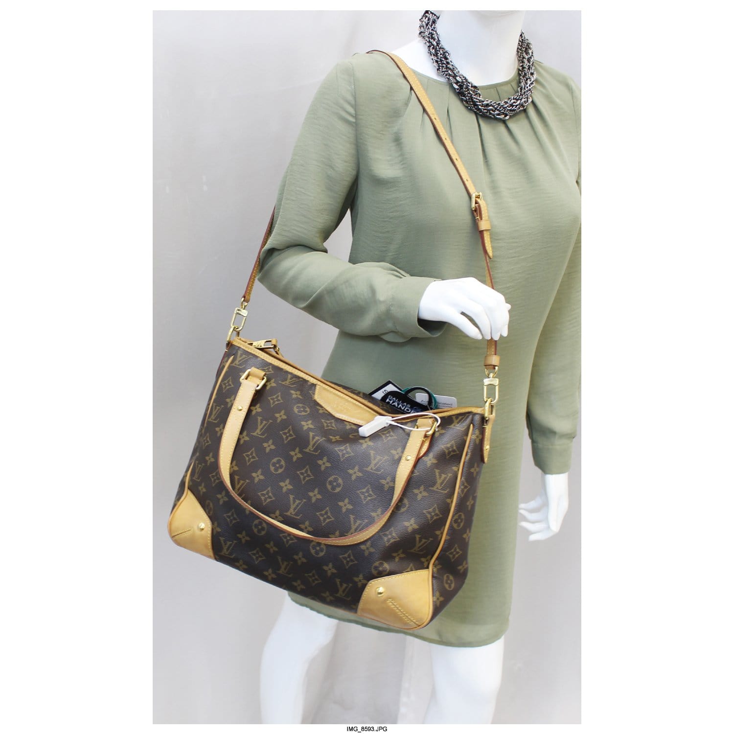 LOUIS VUITTON Estrela MM Monogram Canvas Shoulder Bag-US