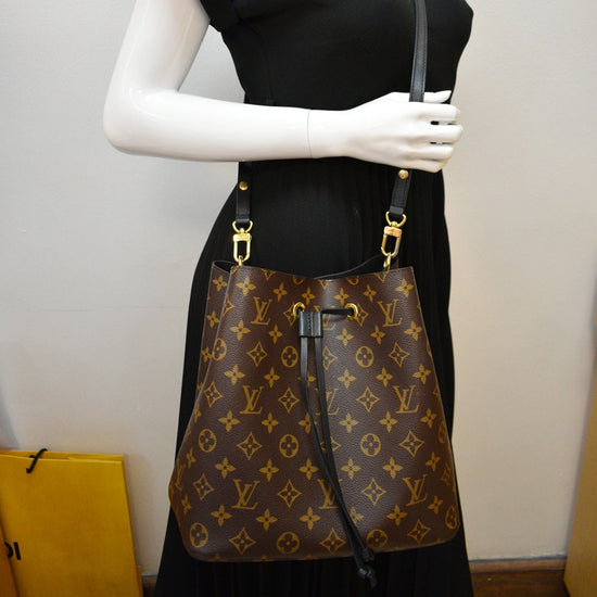 tas shoulder-bag Louis Vuitton Neo Noe Monogram Red/Brown Shoulder Bag