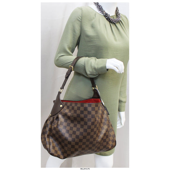 Pre-Owned Louis Vuitton LOUIS VUITTON Regia Damier Shoulder Bag Brown  Ladies (Good) 