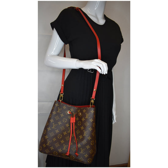 LOUIS VUITTON Monogram Neonoe MM Coquelicot 1310868