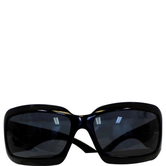 Chanel Interlocking CC Logo Shield Sunglasses - Brown Sunglasses,  Accessories - CHA950050