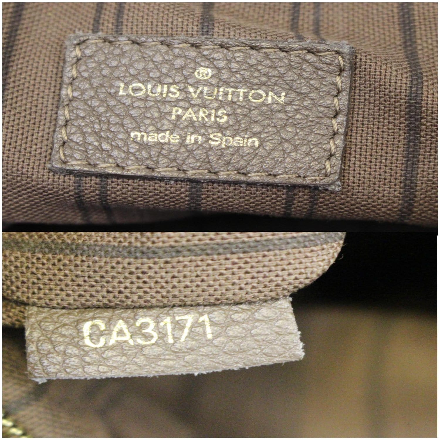 LOUIS VUITTON Artsy MM Empreinte Leather Shoulder Bag Ombre