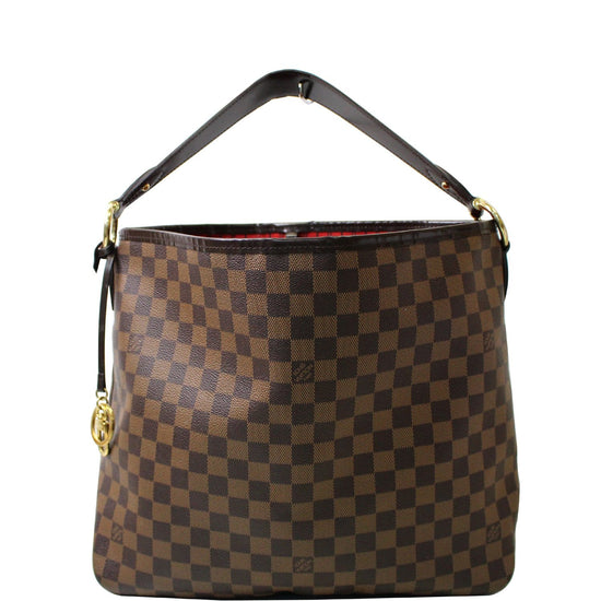 Louis Vuitton Delightful nm mm damier ebene Brown Leather ref