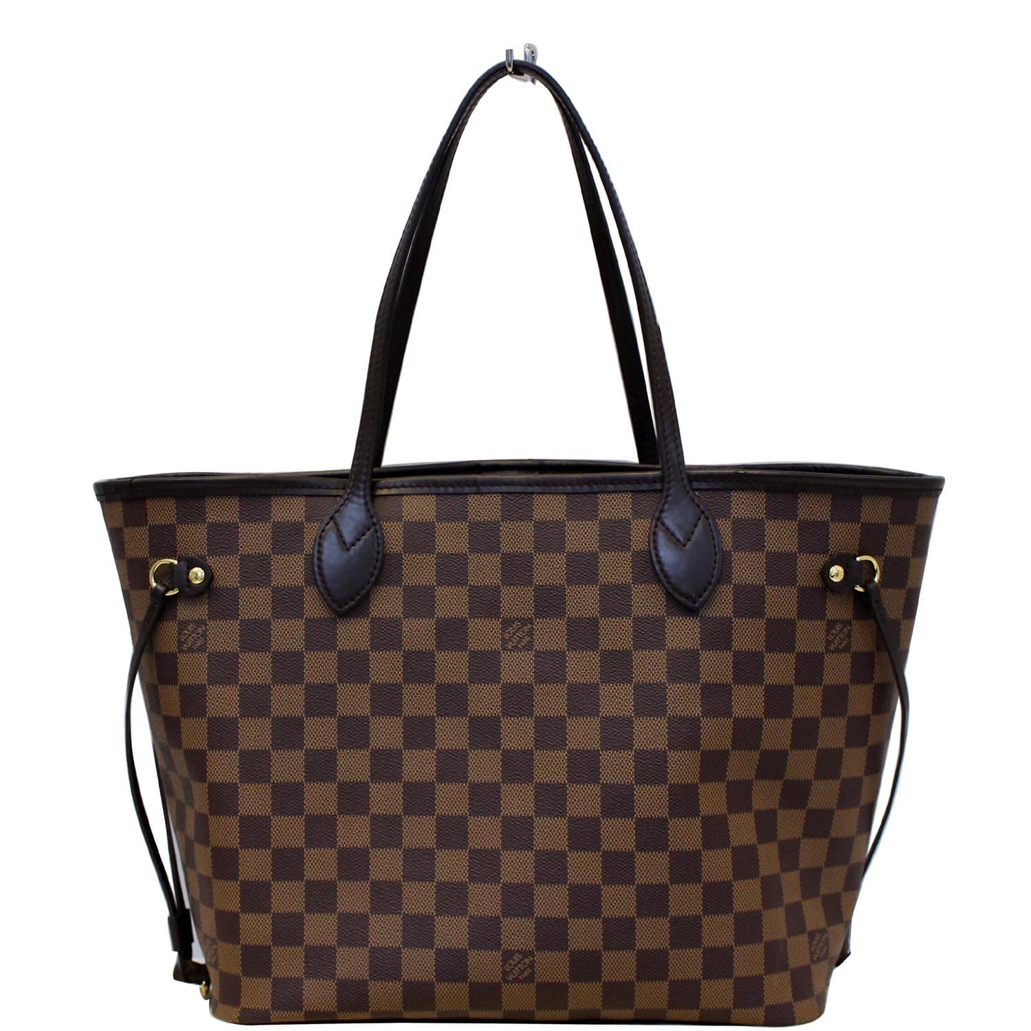 LOUIS VUITTON Neverfull MM Damier Ebene Tote Shoulder Bag Brown-US