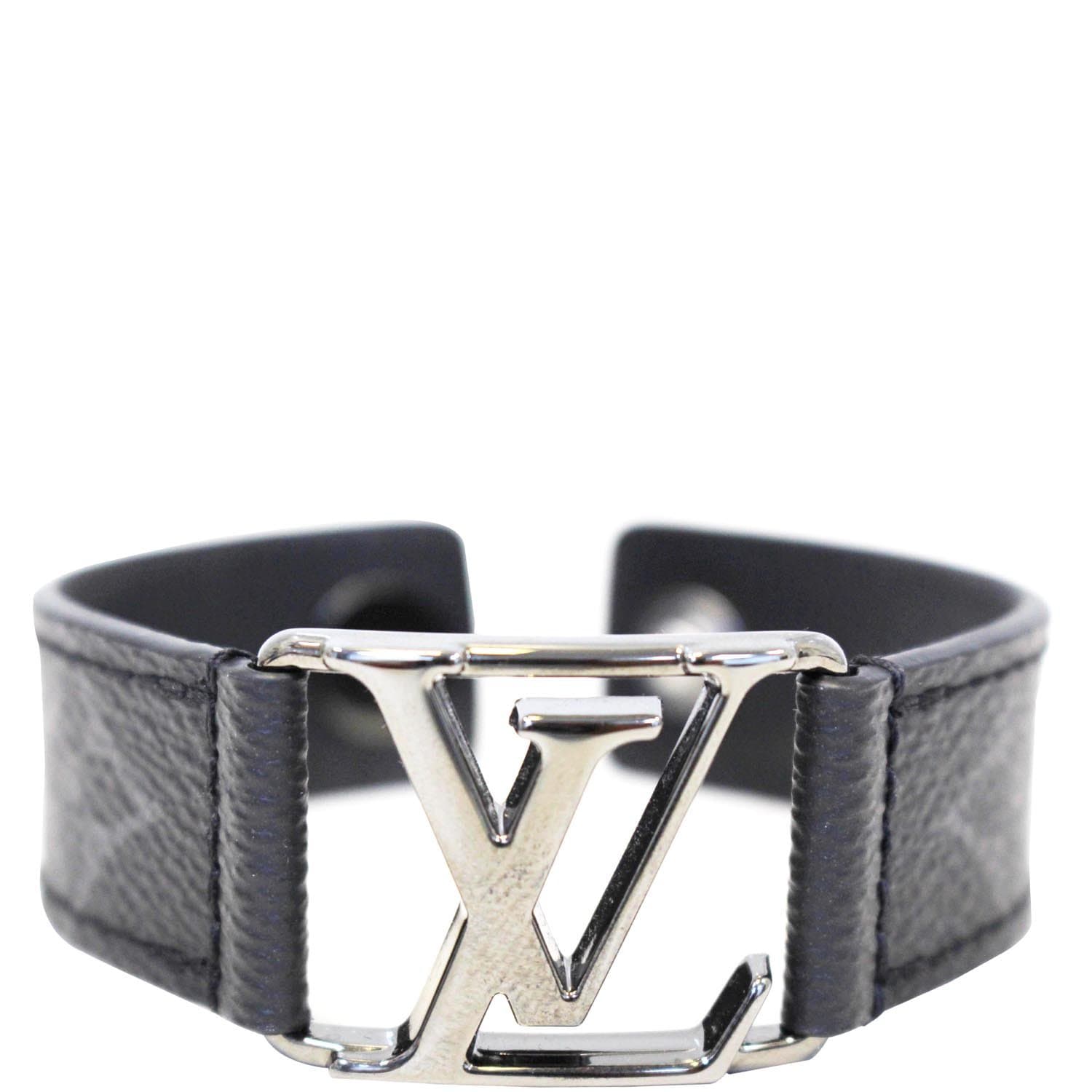 LOUIS VUITTON Bracelet Hockenheim LV Buckle M6141E Monogram