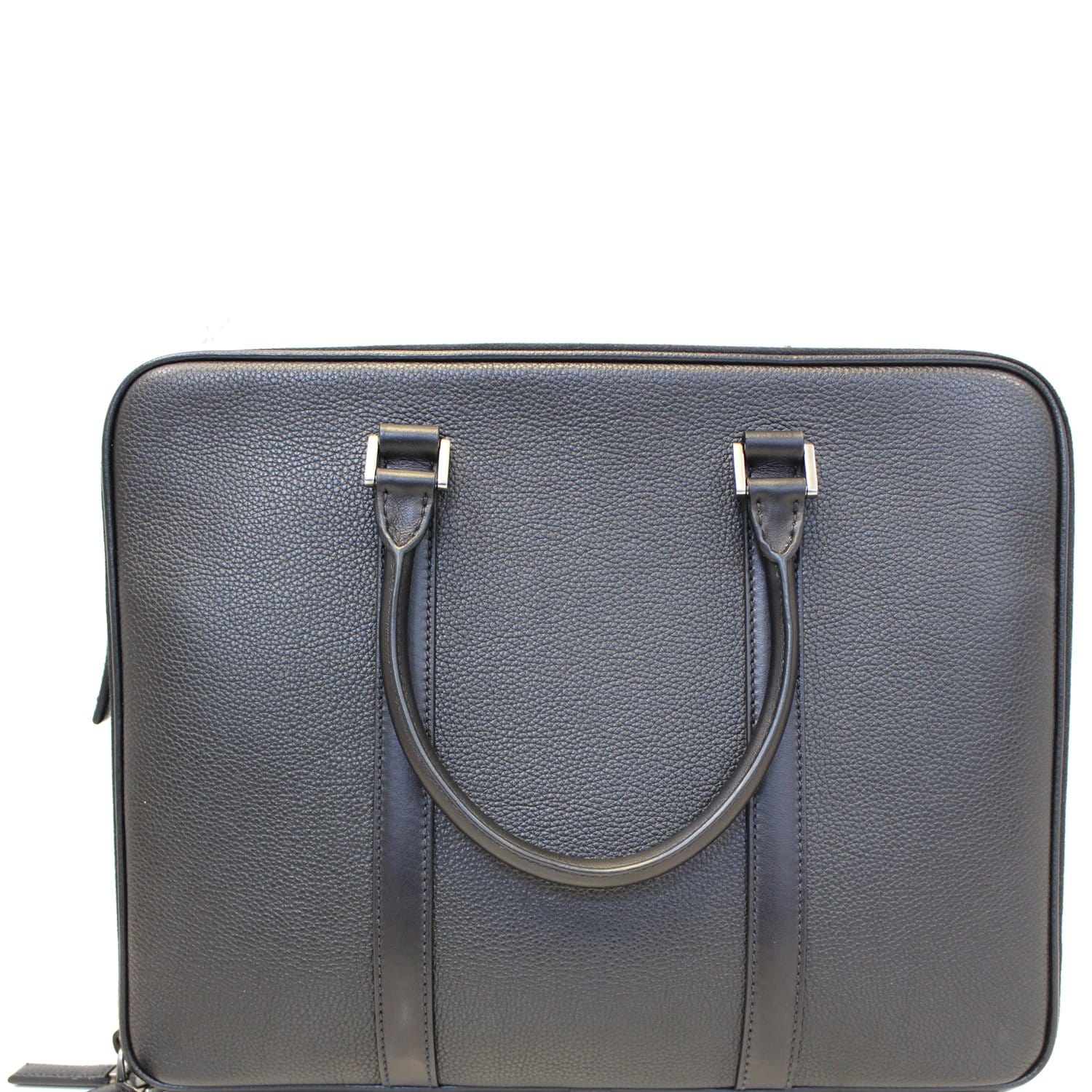 Prada Saffiano Leather Briefcase  Leather messenger bag men, Leather  briefcase, Leather laptop bag