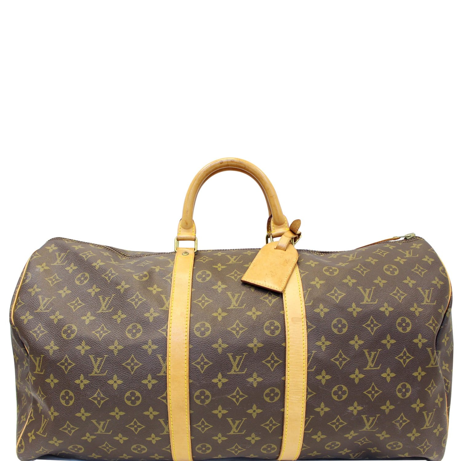 LOUIS VUITTON Keepall 55 Trunk L'oeil Monogram Tavel Bag Duffle at 1stDibs