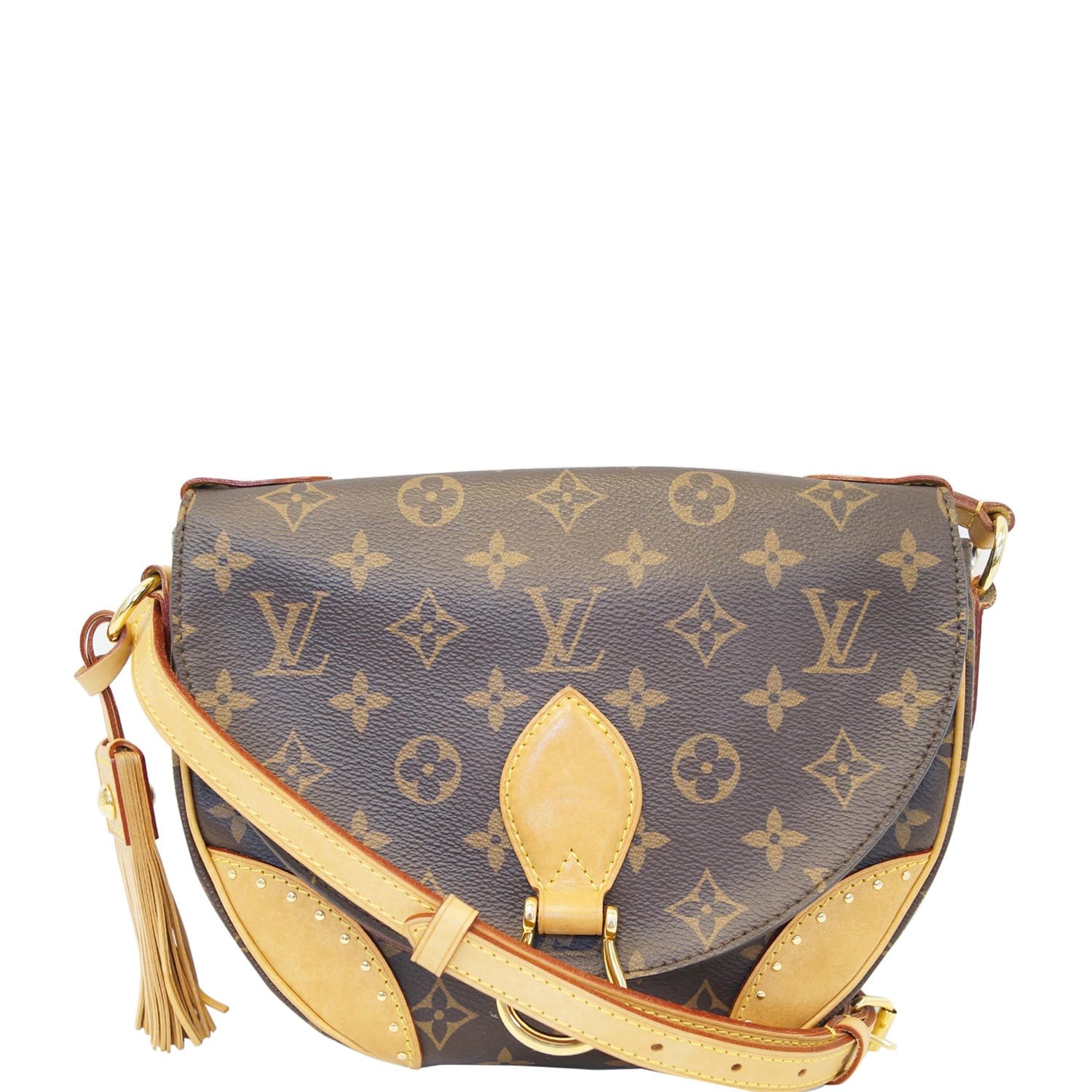 LOUIS VUITTON Saint Cloud NM Monogram Canvas Crossbody Bag Brown-US