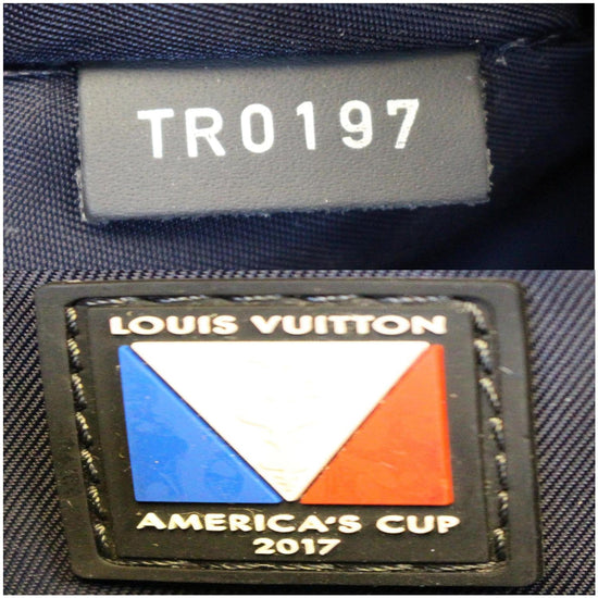 Louis Vuitton Titanium America's Cup Backpack (OZXX) 144010022636