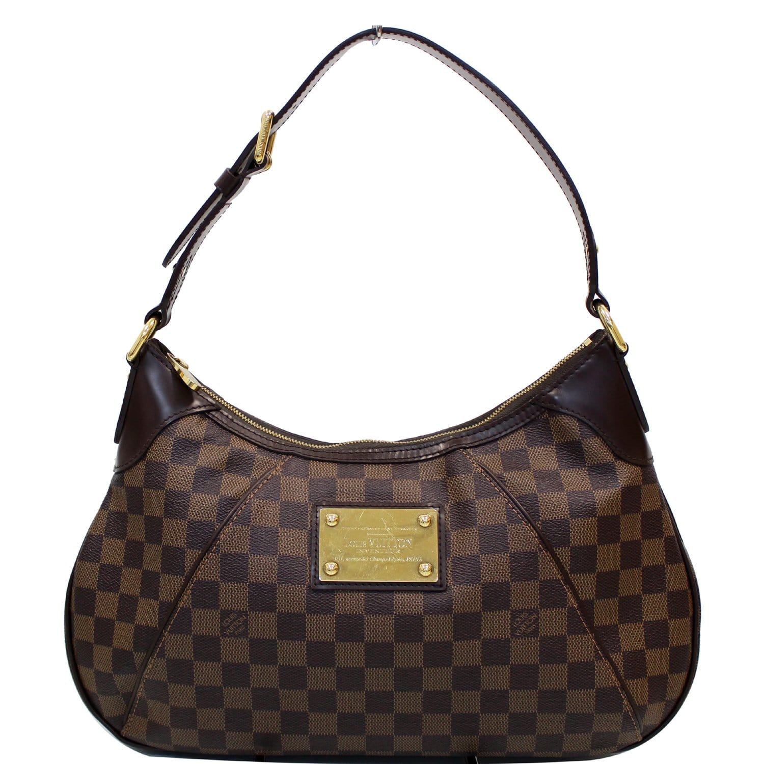 Louis Vuitton 2011 Pre-owned Damier Ebene Thames GM Shoulder Bag