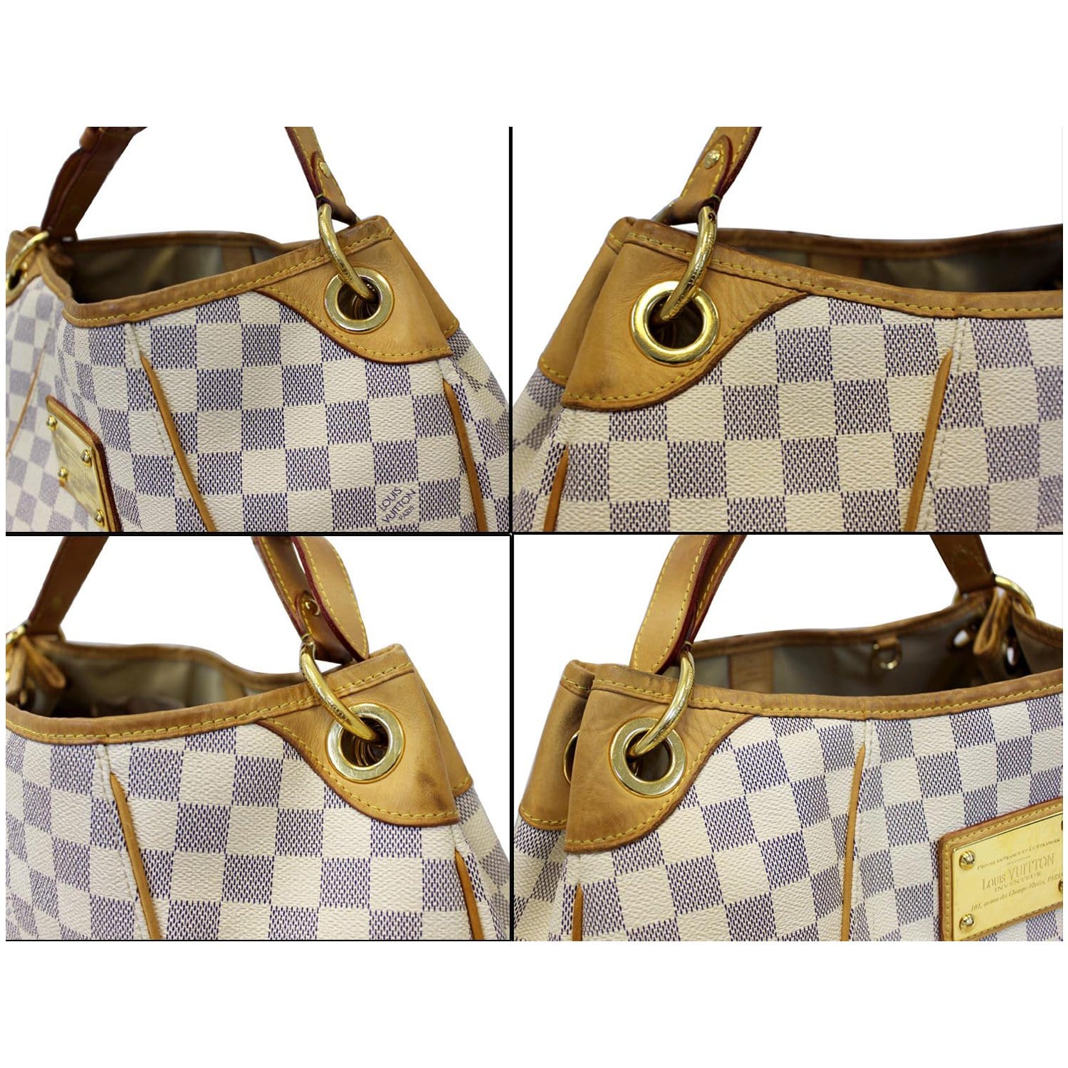 Pre-Owned Louis Vuitton Galliera Damier Azur PM Shoulder Bag - Excellent  Condition 