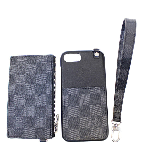 Louis Vuitton Damier Graphite 3G iPhone Case 417lv528