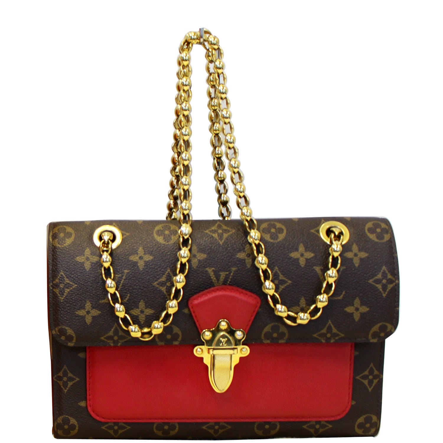 Louis Vuitton Monogram Victoire Shoulder Chain Bag