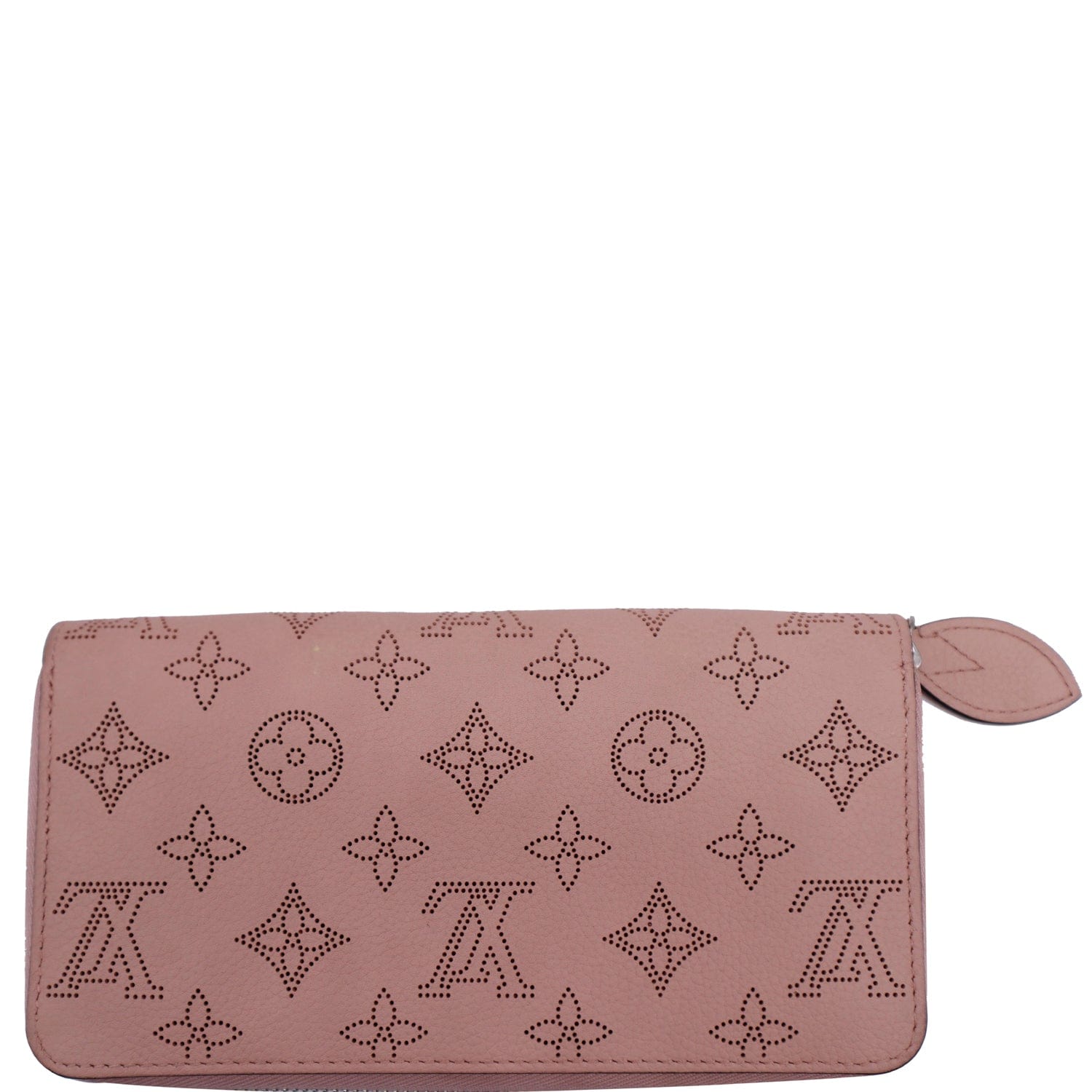 Louis Vuitton Magnolia Pink Mahina Zip Leather Key Pouch Pochette