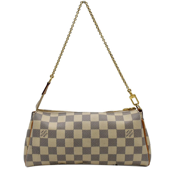 LOUIS VUITTON Damier Azur Key Pouch WhiteBlue - E-SEVEN STORE