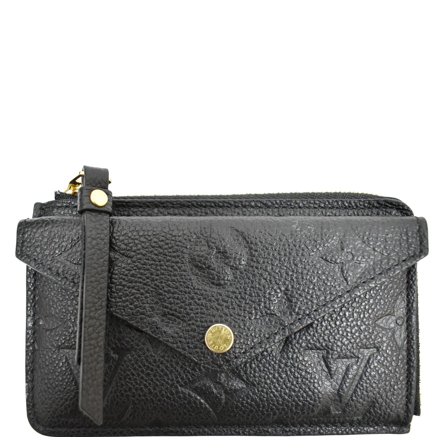 Louis Vuitton Card Holder Recto Verso Monogram Black Monogram