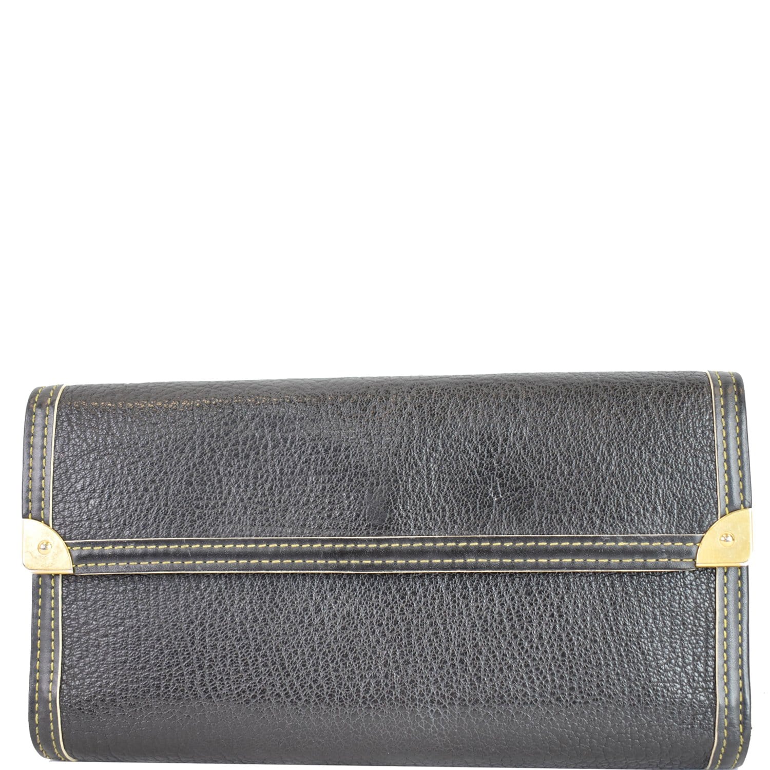 Louis Vuitton Suhali Porte Tresor International M91836 Women's Suhali  Leather Long Wallet (bi-fold) Noir