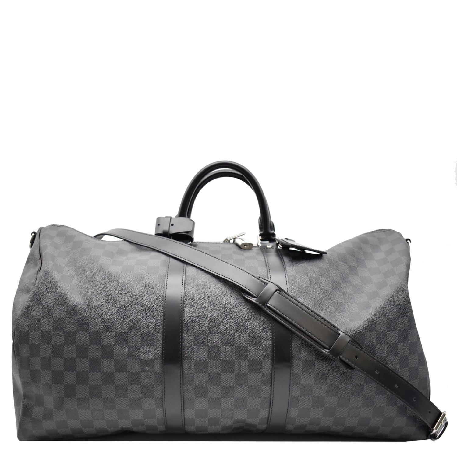 Keepall 55 Damier Graphite Bandouliere – Keeks Designer Handbags