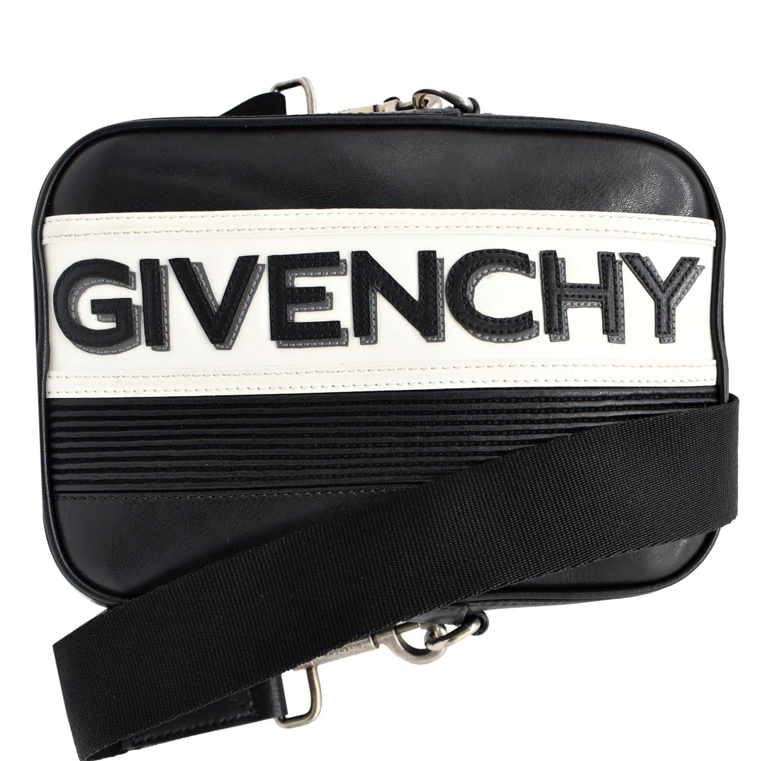 Logo Crossbody Bag in Black - Off White