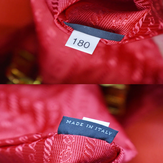 Prada Prada Vitello Phenix Hobo Rosso