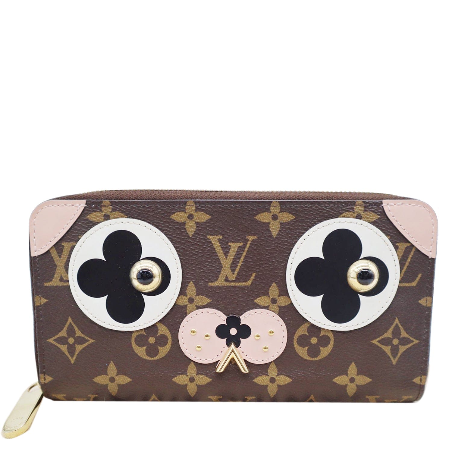 Louis Vuitton Pochette Felicie Monogram Valentine Dog Rose