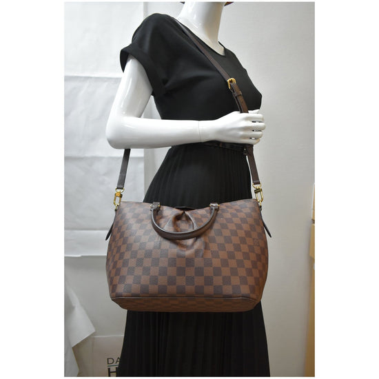 Siena leather handbag Louis Vuitton Brown in Leather - 29212158