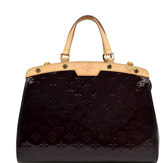 Louis Vuitton, Bags, Louis Vuitton Brea Amarante Monogram Vernis Handbag  Pm