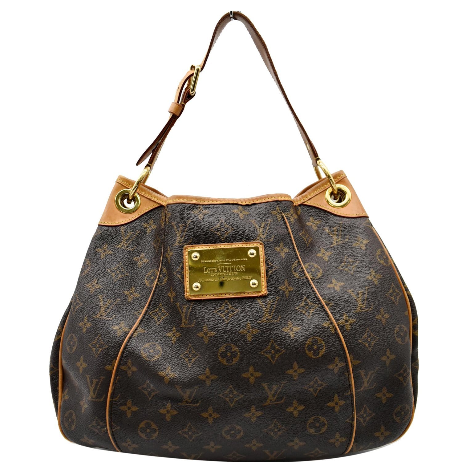 LOUIS VUITTON GALLIERA PM Brown Monogram Canvas Shoulder Hand Bag M56382  Pre owned Cloth ref.673999 - Joli Closet