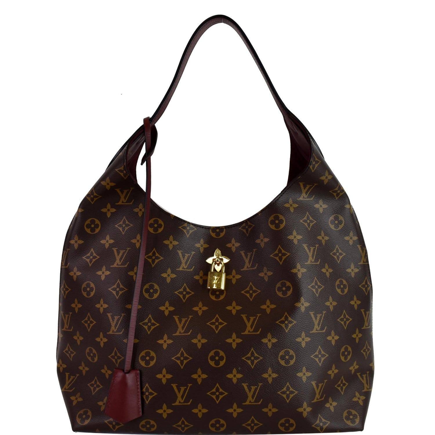 Louis Vuitton Brown Monogram Flower Hobo Tote Bag – Savonches