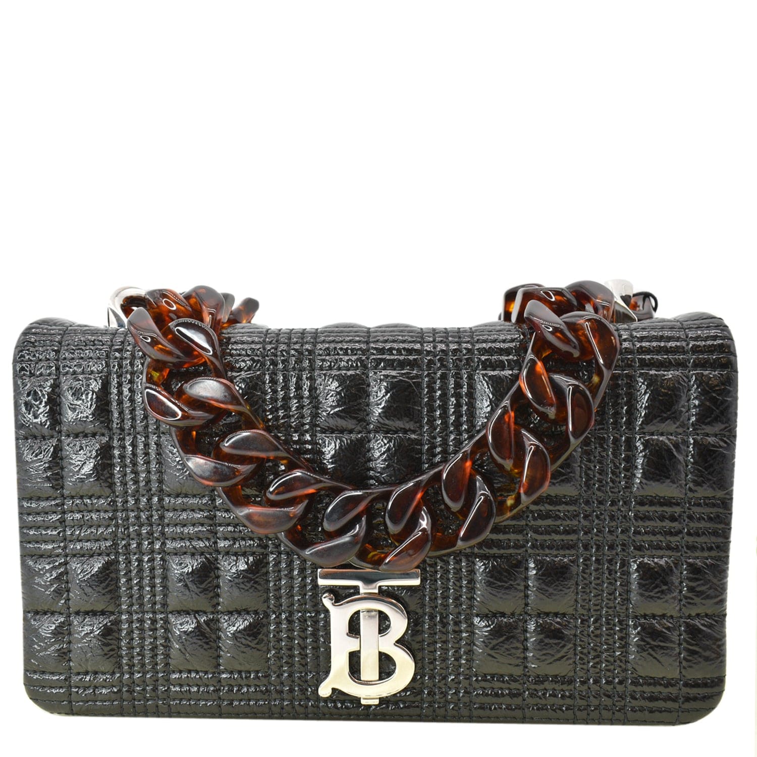 Burberry Mini Lola Bag In Quilted Leather