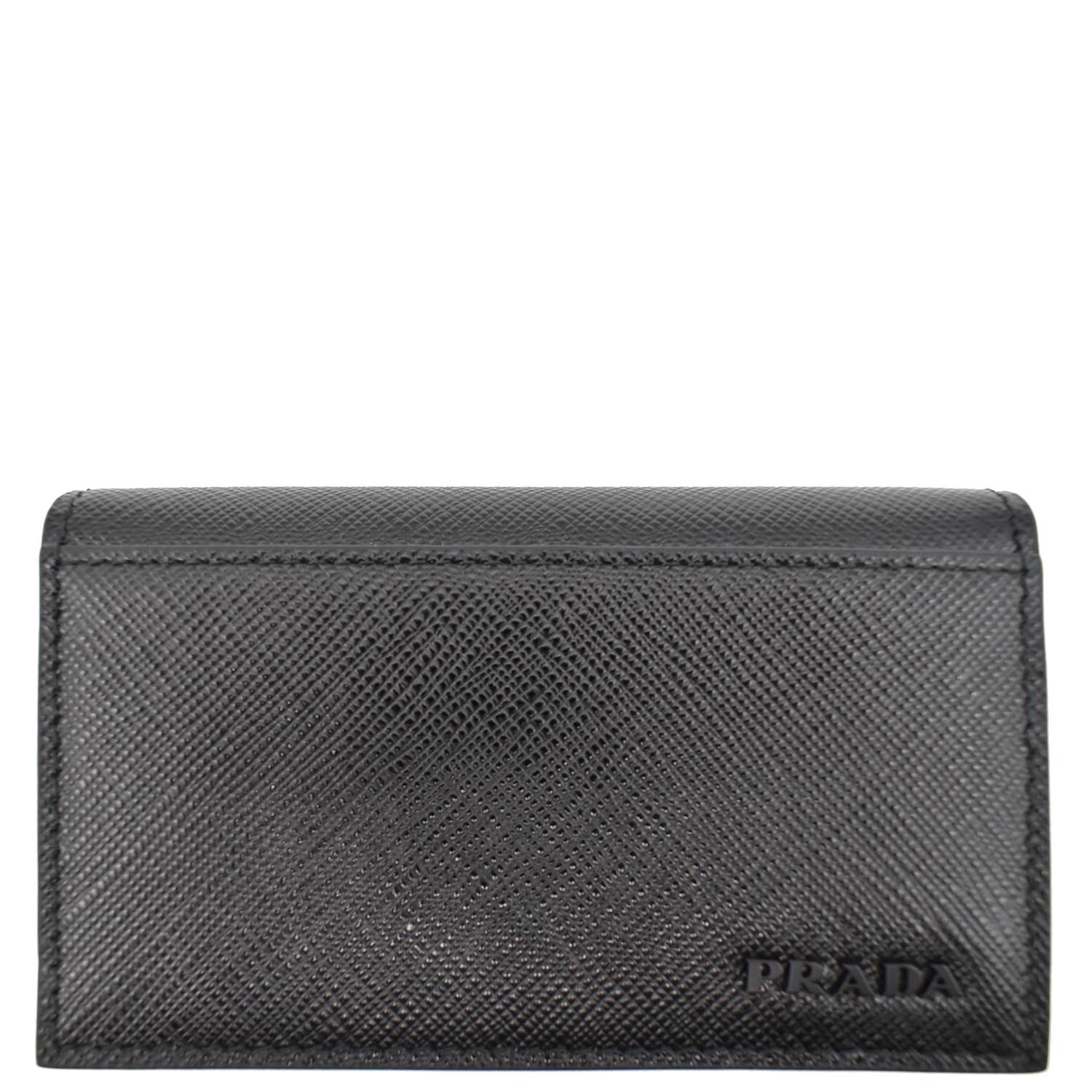 Black Saffiano Leather Wallet, Men's Leather Goods