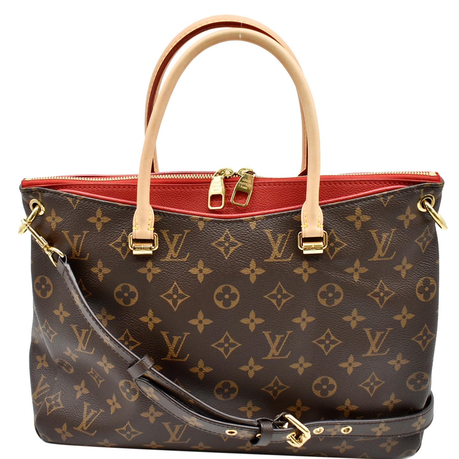 Louis Vuitton Monogram Pallas MM Red-Orange Shoulder Bag (LOCR) 144020 –  Max Pawn