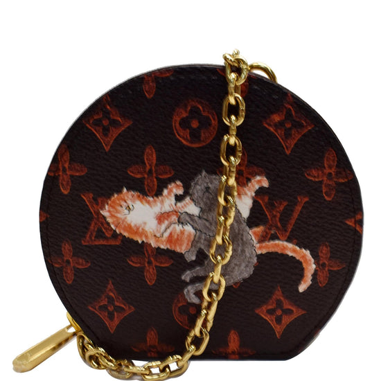 Louis Vuitton Limited Edition Marron/Orange Catogram Canvas