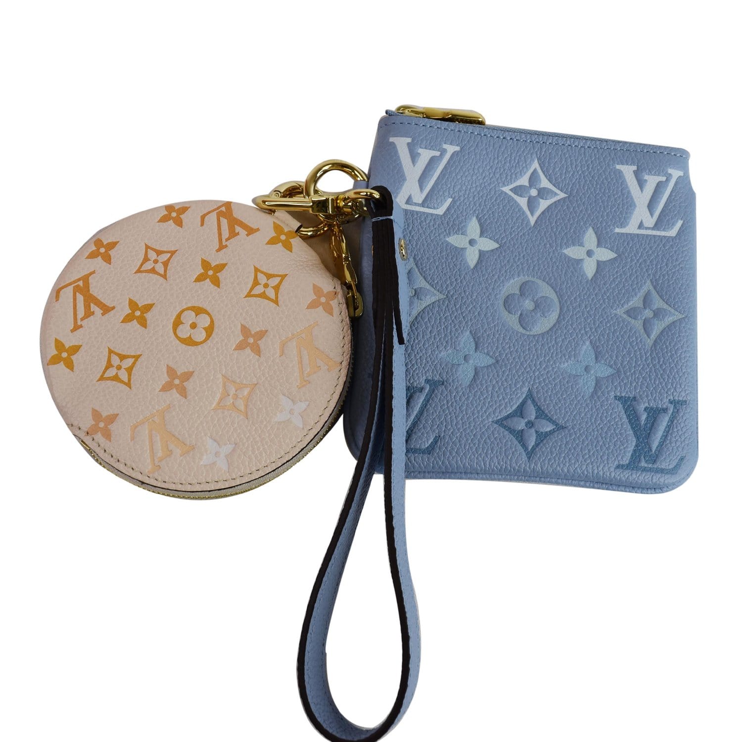 Louis Vuitton Zippy Coin Purse Summer Blue in Empreinte Embossed Supple  Grained Cowhide Leather with Gold-tone - US