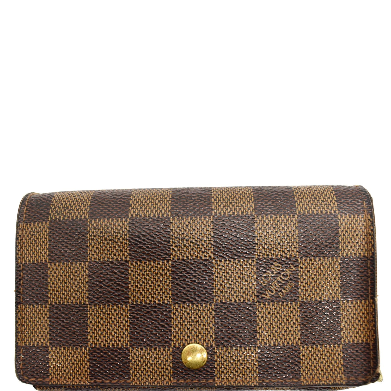 Louis Vuitton Porte Monnaie Billets Tresor Wallet Brown