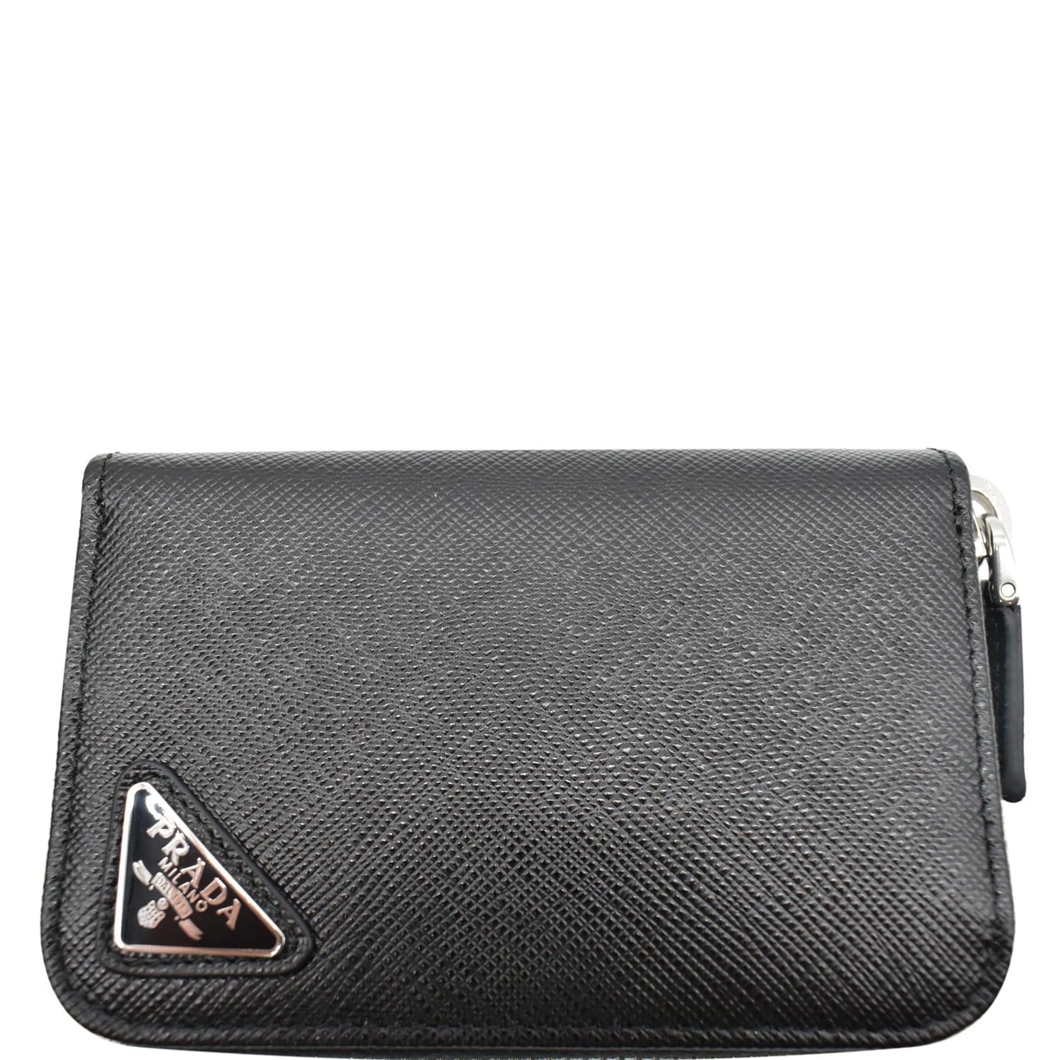 Black Saffiano Leather Card Holder