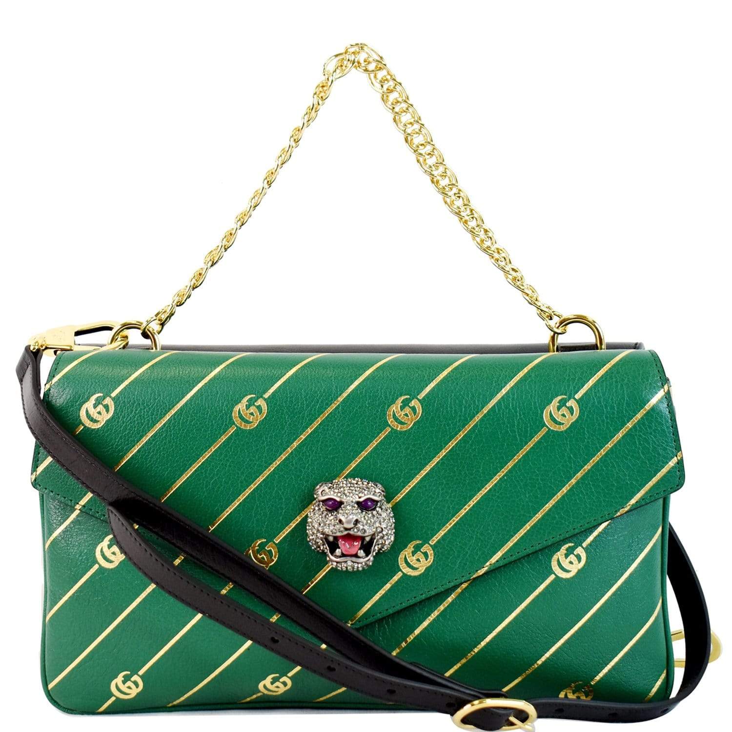 Thiara leather handbag Gucci Green in Leather - 31422653